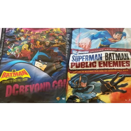 Batman Brave Bold Superman Batman Public Enemies 2009 SDCC tote bag