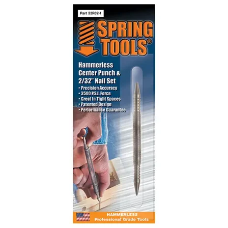 2/32" Spring Tools 32R02-1 Spring Tools Nail Set and Counter Punch