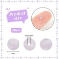 thumbnail image 2 of 240Pcs 3mm Natural Faceted Amethyst Beads Round Faceted Beads Natural Faceted Stone Beads 0.5~0.6mm Hole Amethyst Gemstone Beads Faceted Energy Crystals Beads DIY for Jewelry Making, 2 of 7