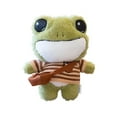 thumbnail image 2 of Frog Stuffed Animals Plush Toy With Removable Clothes Cute Soft Frog Plush Stuffed For Kids 10 Inch, 2 of 6