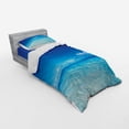 thumbnail image 2 of Ambesonne Blue Bedding Set 3 Pcs, Ocean Beach Sea Scenery, Twin, Turquoise Pale Blue, 2 of 2