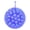Blue, variant on Vickerman 7.5" Starlight Sphere Christmas Ornament with 100 Multi-Colored Wide Angle LED Lights