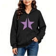 thumbnail image 6 of Vmberlty Kids Zip Up Hoodies Girl's Winter Small Print Fleece Lined Long Sleeve Hooded Zipper Sweatshirt Coats for 5-14 Years, 6 of 7