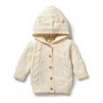 thumbnail image 1 of Wilson+Frenchy Knitted Cable Jacket - Ecru (18-24 Months), 1 of 4