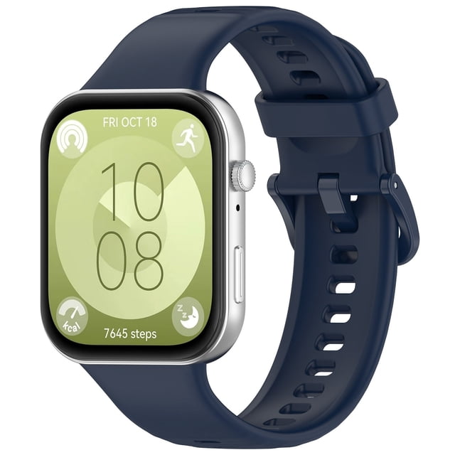 Pulsera de silicona deportiva de color sólido a prueba de sudor con ajuste cómodo y amplia compatibilidad compatible con Smartwatch