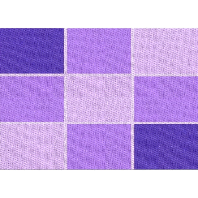 Ahgly Tapis Rectangulaire Lavable en Machine Intérieur Transitionnel Pastel Violet Rose, 2 Pieds x 4 Pieds