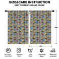 thumbnail image 2 of Blackout Kids Curtains,Cartoon Construction Vehicles Cars Gray Pattern Childrens Insulated Curtains Set Of 2,Bedroom Essentials,Toddler Room Decor 42"x63", 2 of 5