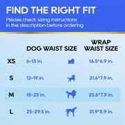 Honey Care All-Absorb A25 Disposable Male Dog Wrap, 50 Count, Medium, Super Absorbent, Breathable