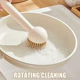 thumbnail image 4 of Plastic Pots Scrubbers with Integrated Liquid Dispenser Pots Cleaning Brush for Home and Dorm Use, 4 of 8