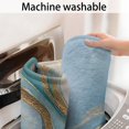thumbnail image 5 of Blue Marble Gold Wave Pattern Bathroom Rugs Mat,Non Slip Microfiber Bathroom Rug,Rubber Backing,Soft Bathroom Mats for Bathroom Floor,Tub and Shower,17x27in(43x68cm), 5 of 5