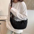 thumbnail image 5 of RUISINERY Crescents Bag Small Slings Crossbody Bag with Half Moon Shape Fashionable Slings Bag Moon Bags Slouchy Dumpling Bags, 5 of 8