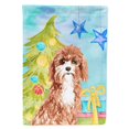 thumbnail image 1 of Carolines Treasures CK1881CHF Arbre de Noël Cavapoo Drapeau Toile Maison Taille, 1 of 4