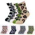 thumbnail image 5 of 5 pares de medias de lana coral, calcetines gruesos para dormir y para el hogar., 5 of 5