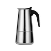 GiLiling Reusable Stainless Italian Pot , Coffee Pot , Foreign Trade Hot European Coffee Pot , for Travel , Home , Hot and Cold Beverages , Food Grade for , Tea Party , Office , Travel