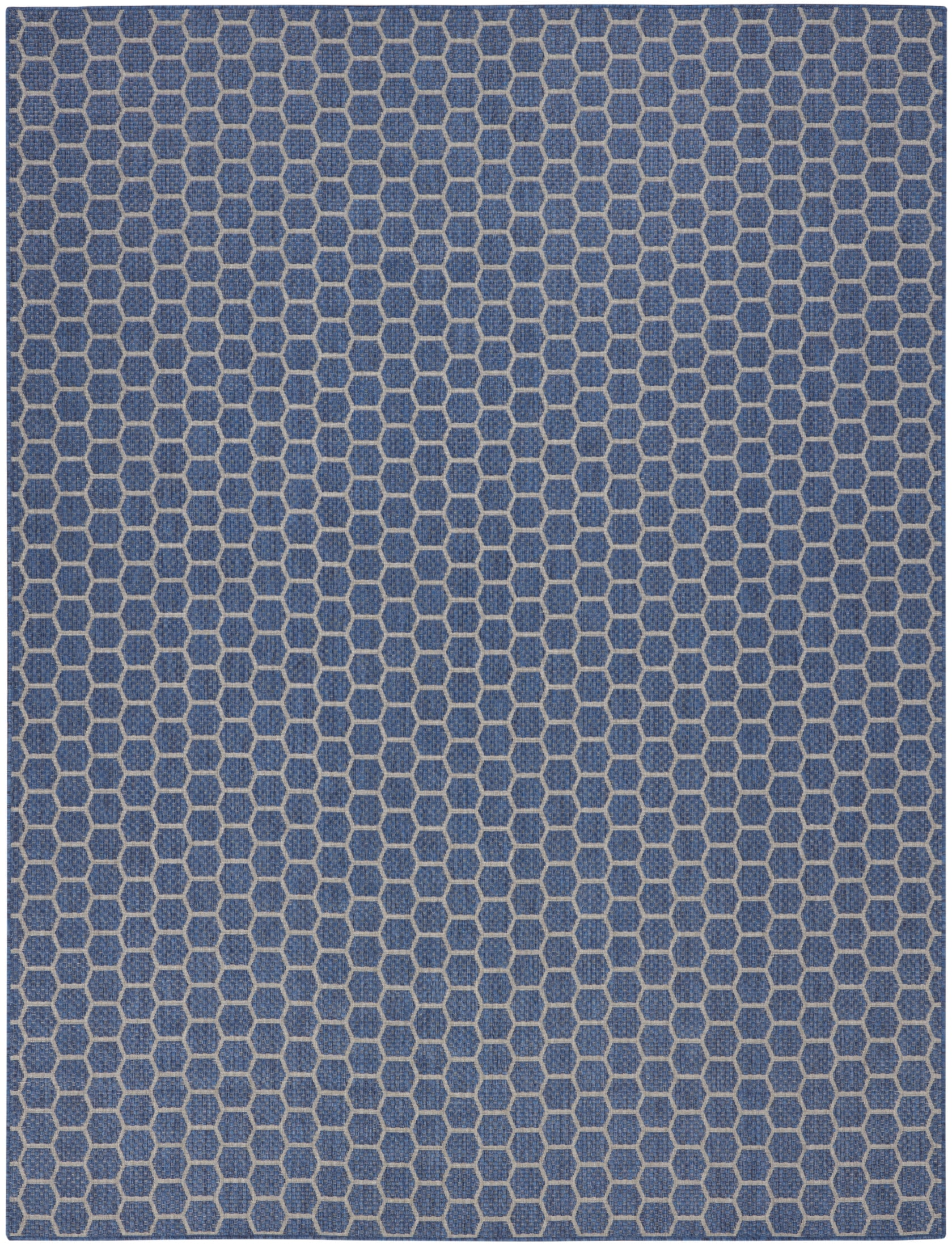 Nourison Twist Reversible 9' x 12' Blue Modern Rug