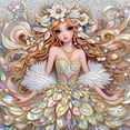 thumbnail image 4 of Kit Con Forma Especial Parcial DIY 5D Niña 30x30cm, 4 of 8