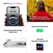 Cricket Wireless Apple iPhone 16e 8GB RAM (Prepaid), Midnight
