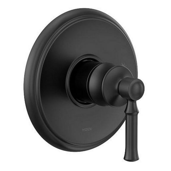 Moen UT2181BL Dartmoor Single Handle Pressure Balancing Valve Trim in Matte Black