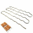 thumbnail image 5 of 1 Pcs BBQ Sausage Roller Rack, Portable 360° Hot Dog Roller Grill, Stainless Steel Sausage Griller with 360° Rolling Design Hands-Free Rack for Camping Outdoor Family Cookouts, 5 of 9