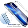 thumbnail image 2 of Compatible with iPhone 13 Pro Max Case Clear, Clear Case for iPhone 13 Max Pro Phone Cover, Not Yellowing 13 Pro Max Protective Bumper Case, 2 of 4