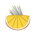 thumbnail image 3 of Wrapables® Fruity Pencil Case and Pouch (Set of 2), Orange, 3 of 3