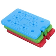 3 Pcs Portable Ice Box Freezer Chest Food Cooler Outdoor Gel Packs Plastic