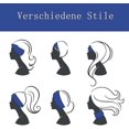 thumbnail image 5 of Diademas para mujer, banda ancha para el cabello, 3 uds., bandas para el cabello para envoltura de cabeza de yoga deportiva de color sólido, 5 of 5