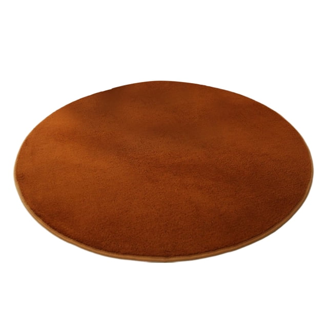 100cm Round Rug Thick Carpet Mat for Home Office Floor Protector Under Computer Chair, Soft Circle Rug for Living Room Study Cloakroom - Size 100cm (Packaging Fee Included)