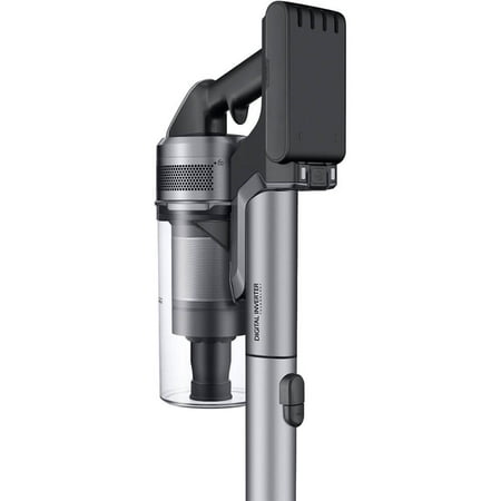 Samsung - Jet™ 75 Complete Cordless Stick Vacuum with Long-Lasting Battery - ChroMetal with Teal Silver Filter