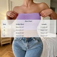 thumbnail image 3 of Shihyeh Women's Strapless Bandeau Bra Seamless Rib Knit Everyday, 3 of 6