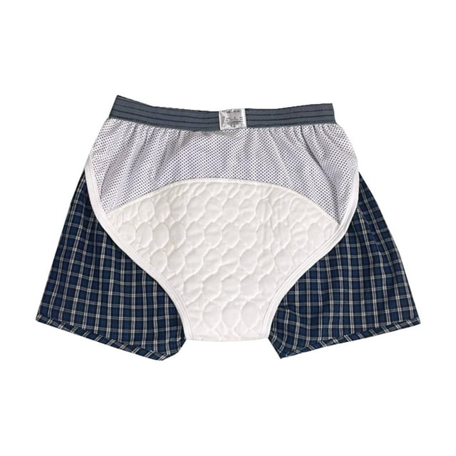 Ropa interior para incontinencia masculina, resistente a la abrasión, seca y flexible. Medio