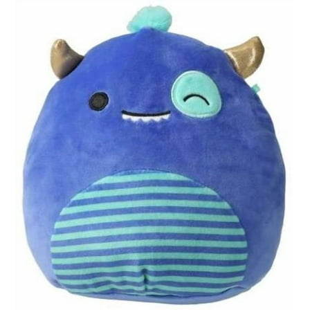 Squishmallows Official Kellytoy Plush 7.5 Inch Squishy Stuffed Toy Animal (Rinz the Blue Monster)