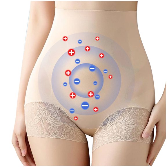 Aueoeo Women's Body Shaper Abdominal Butt Lifter Shapewear High Waist Stretch Slimming Body Shapewear Shorts