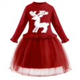 thumbnail image 4 of LOVZFMLL Robe d'Été Sans Manches pour Filles avec Coutures Contrastées, 4 of 5