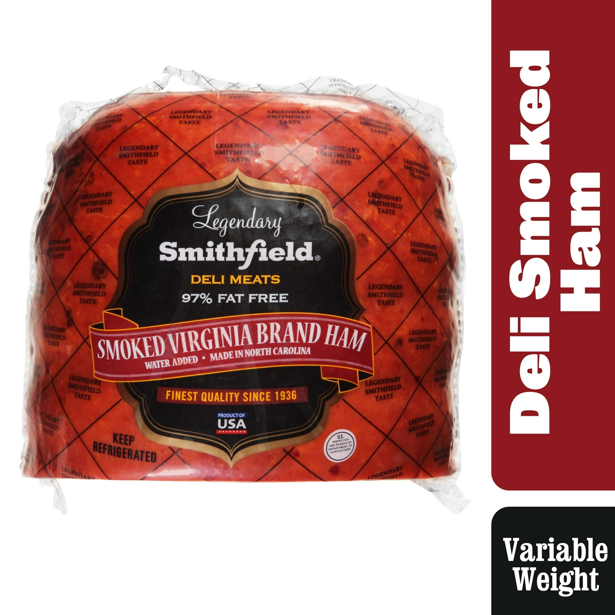 Smithfield Virginia Brand Ham, Deli Sliced