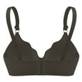 thumbnail image 4 of Plus Size Push Up Bras for Women - Underwire Support, Hide Back Fat Smoothing, Padded T-Shirt Bra for Everyday Gray 36, 4 of 6