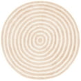 thumbnail image 2 of Safavieh Easy Care Beckah Geometric Machine Washable Area Rug, Pink/Ivory, 3' x 3' Round, 2 of 7