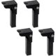 thumbnail image 1 of 4pcs Folding Table Legs 300mm Height Iron Locking Hinge 90 Degree Foldable Desk Legs, 1 of 5