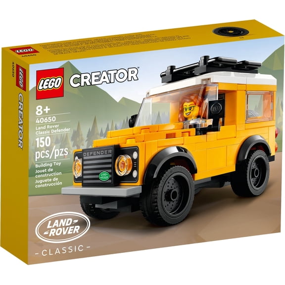LEGO Land Rover Classic Defender Building Set Licensed Off-Road Vehicle Model, Collectible Display Car, Gift for Adult LEGO & Land Rover Fans - 40650