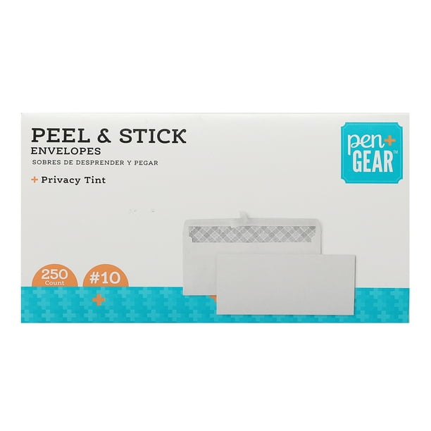 Pen + Gear No.10 250ct Envelopes - Walmart.com - Walmart.com