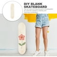 thumbnail image 3 of Cubierta de skateboard en blanco skateboard inacabado bricolaje en blanco graffiti skateboard, 3 of 7