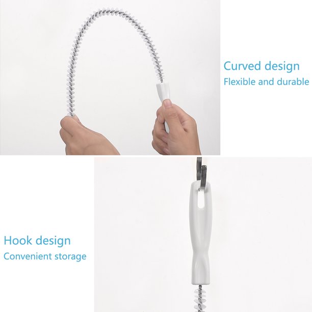 NOGIS Sink Drain Overflow Cleaning Brush, Household Sewer Hair Catcher