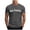 Dark Gray, variant on jobturf Mens Shirts Athletic Workout Short Sleeve Tops Soft Comfy Lightweight Blouses Summer Fashion Letter Printed Basic Tees M-XXXL