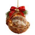 thumbnail image 7 of Forest Animal Acorn Ornaments, Unique Resin Woodland Hanging Decorations, Nature Inspired Christmas Tree Decor Gift for Animal Lovers Home Holiday Display 6PCS, 7 of 7