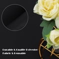 thumbnail image 2 of LAICAIW Lot de 6 Nappes Rondes 90 Pouces Noires, Nappe Résistante aux Taches et aux Plis - Nappe en Polyester Lavable pour Table à Manger, Buffets, Fêtes et Camping, 2 of 7