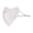 White, variant on Black Black Fleece Ski Mask For Cold Weather Windproof Face Cover With Round Hole Design For Easy Breathing