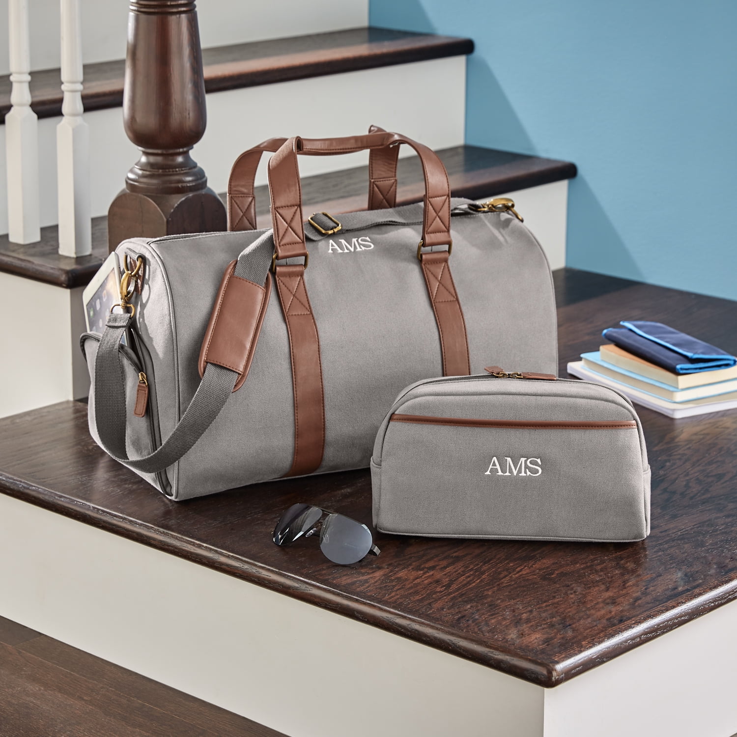 personalized canvas duffle bags