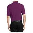thumbnail image 2 of Yellow Rooster Male Silk Touch Polo Men Extended T-Shirts Deep Berry L, 2 of 7