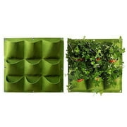 matoen Spring Savings! 18 Pocket Vertical Greening Hanging Wall Garden Plant Grow Pot Bag Planter, in Clearance
