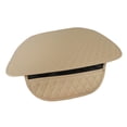 thumbnail image 4 of LOVIVER Car Front Beige Seat Cover PU Leather Universal Seat Cushion Protector Mat, 4 of 8